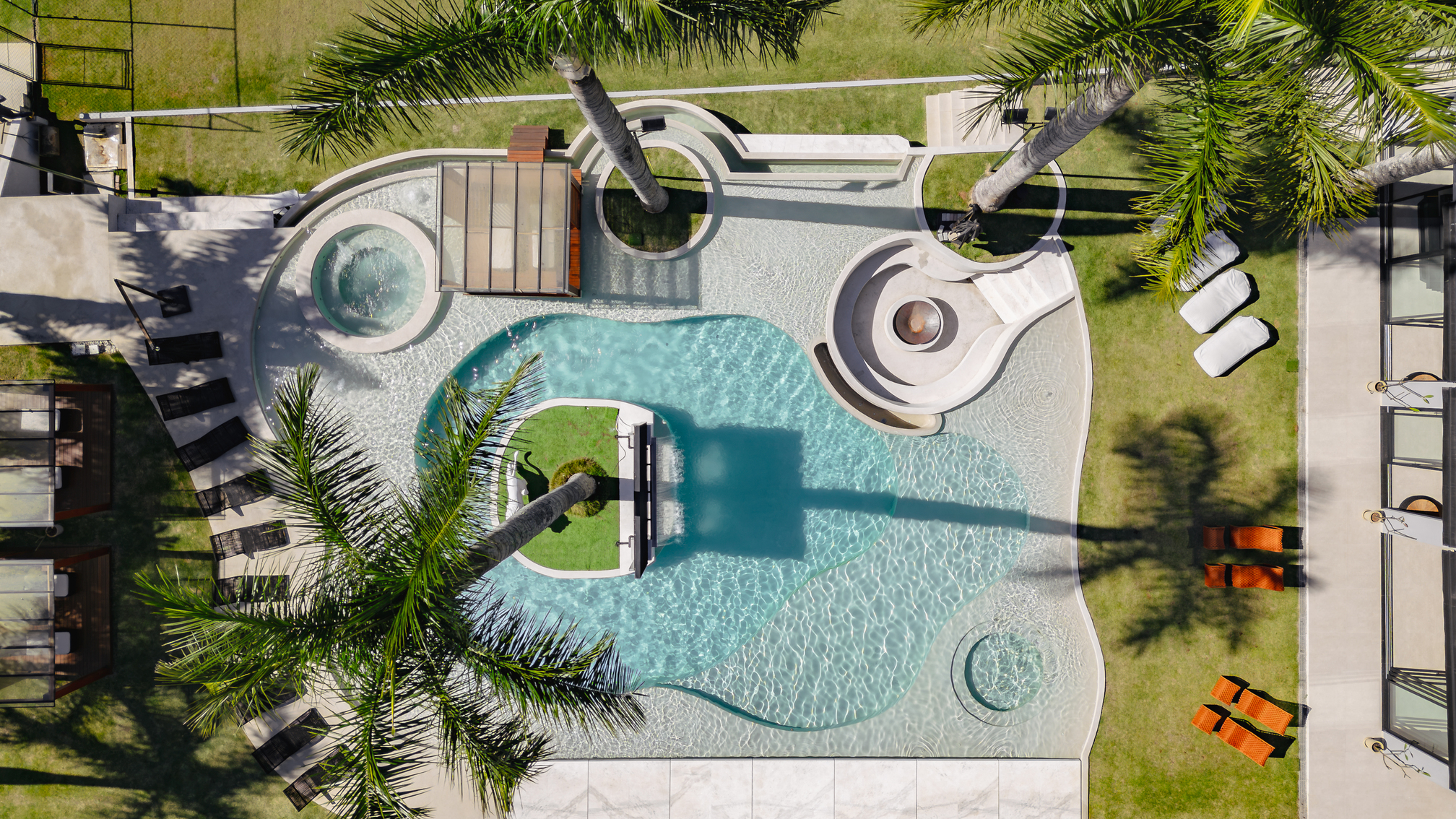 Projeto residencial de piscina