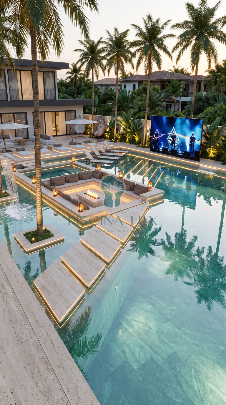 Projeto de piscina moderna 02