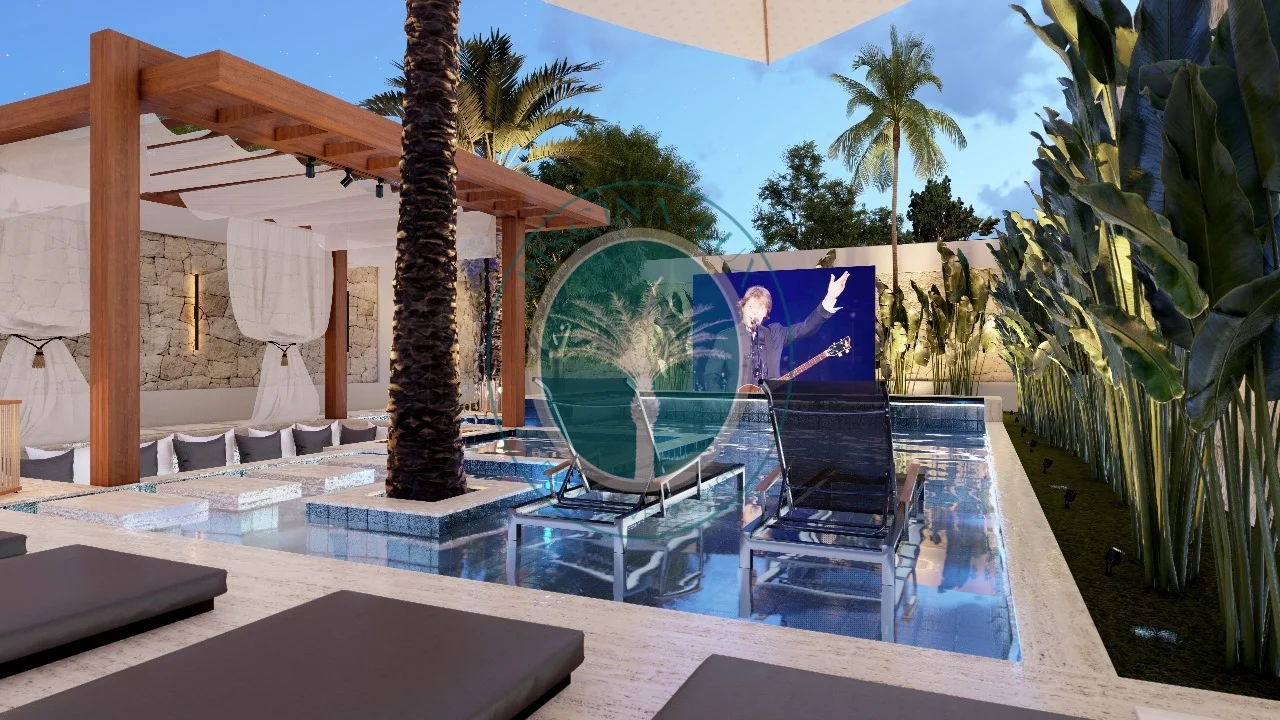 Projeto de piscina moderna 02